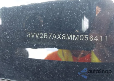 2021 Volkswagen Tiguan 2.0T Se/2.0T Se R-Line Black/2.0T Sel z USA, uszkodzony, nr VIN 3VV2B7AX8MM056411